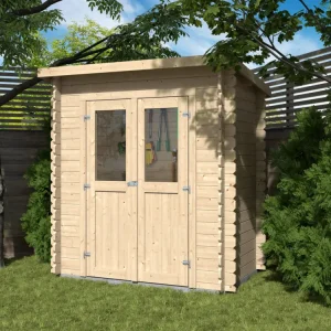 Favoriet Tuinhuis "Mini 1 B" BBH 28 mm lessenaarsdak