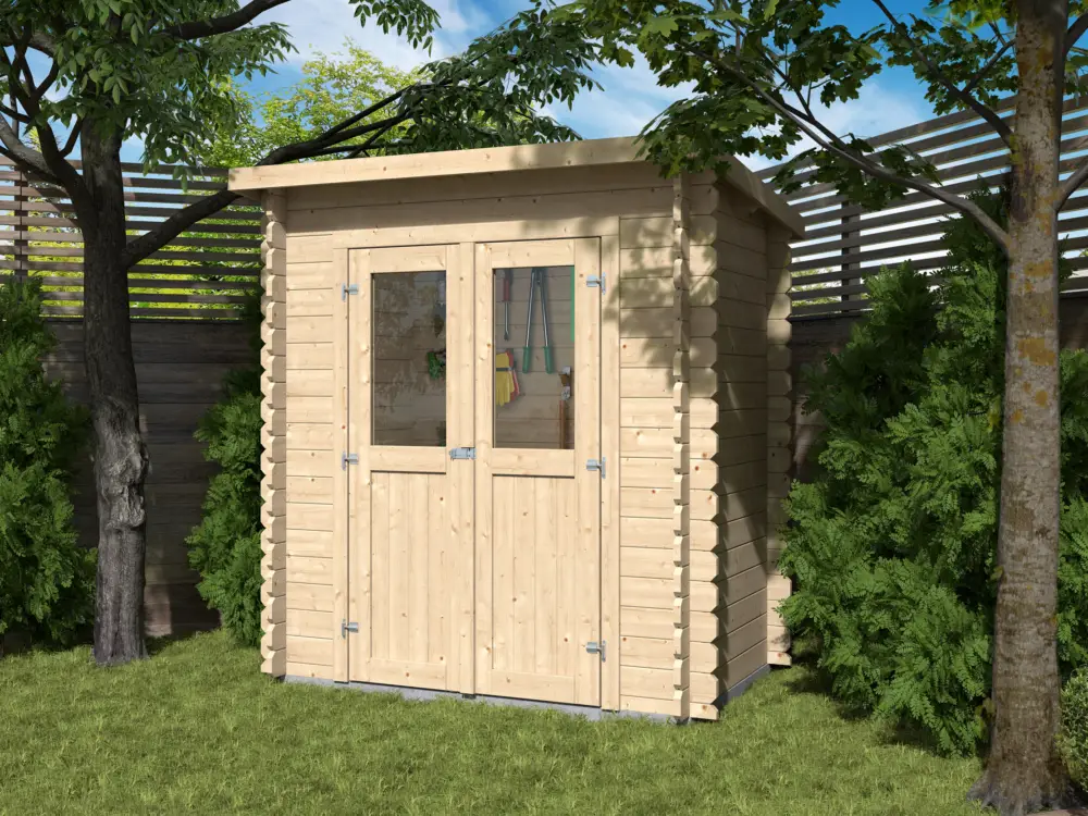 Favoriet Tuinhuis "Mini 1 B" BBH 28 mm lessenaarsdak