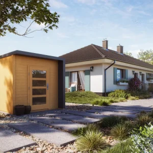 Seizoensaanbieding Tuinhuis / Tuinberging "Bravo" 19 mm onbehandeld