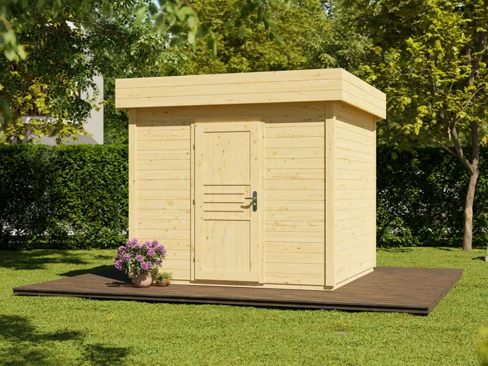 Superprijs Tuinhuis Livo 1 28 mm onbehandeld