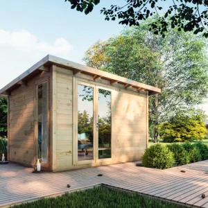 Lage Kosten Tuinhuis Homeoffice Karvo 1 28 mm onbehandeld