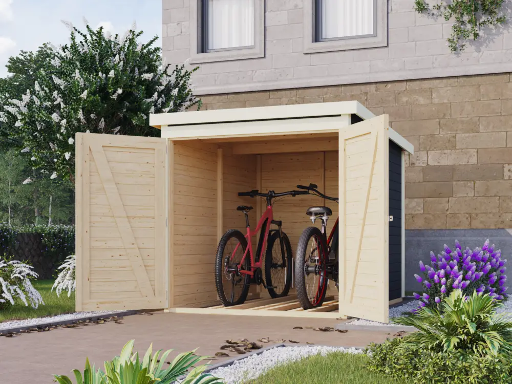 Beperkt Aanbod Fietsbox Bikebox 19 mm terragrijs