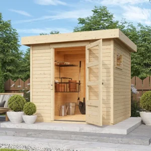 Tuinhuis Bielefeld 1 19 mm onbehandeld Speciale Aanbieding