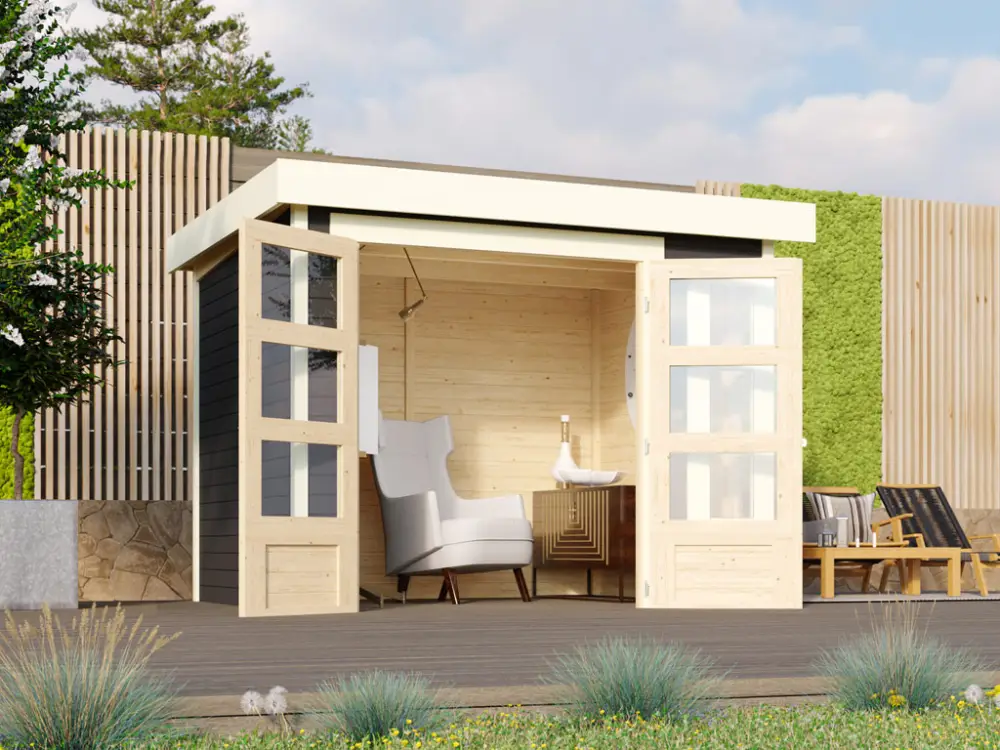 Tuinhuis Kerko 3 19 mm terragrijs Hete Deal