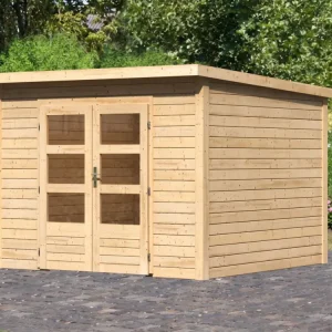 Gereduceerde Prijs Tuinhuis Wacken 6 28 mm naturel