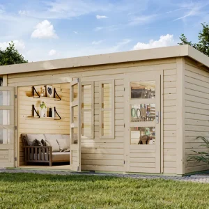 Express Levering Tuinhuis tweekamerhuis Sch枚nborn 2 38 mm onbehandeld
