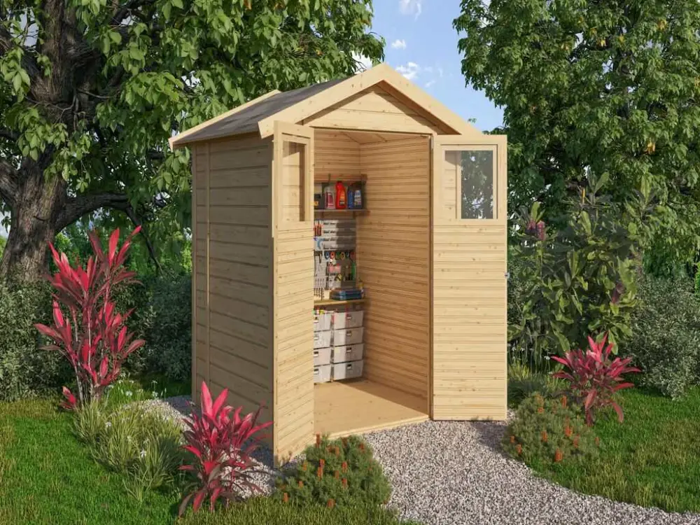 Tuinhuisje Tuinhuisje Dahme 2 ECO 14 mm natuurlijke afwerking Actieprijs