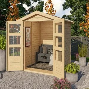 Actieprijs Tuinhuis Amberg 2 19 mm natuurlijke afwerking
