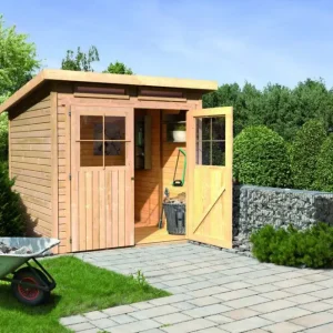 Tuinhuis Glücksburg 3 ECO 19 mm natuurlijke afwerking Superprijs