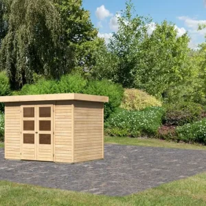 Populair Tuinhuis Askola 4 19 mm natuurlijke afwerking