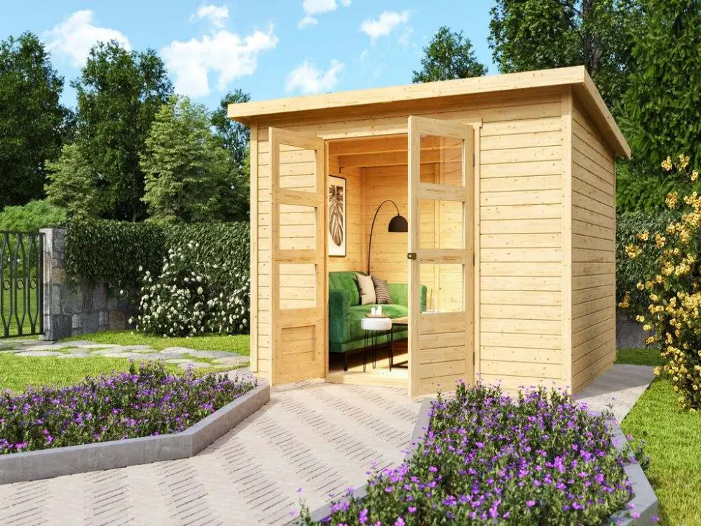 Tuinhuis Stockach 5 19 mm natuurlijke afwerking Tijdelijk Beschikbaar