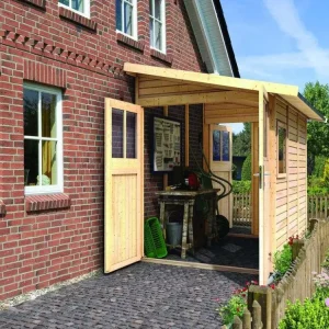 Betaalbaar Aanbouw schuur Wandlitz 3 19 mm natuurlijke afwerking