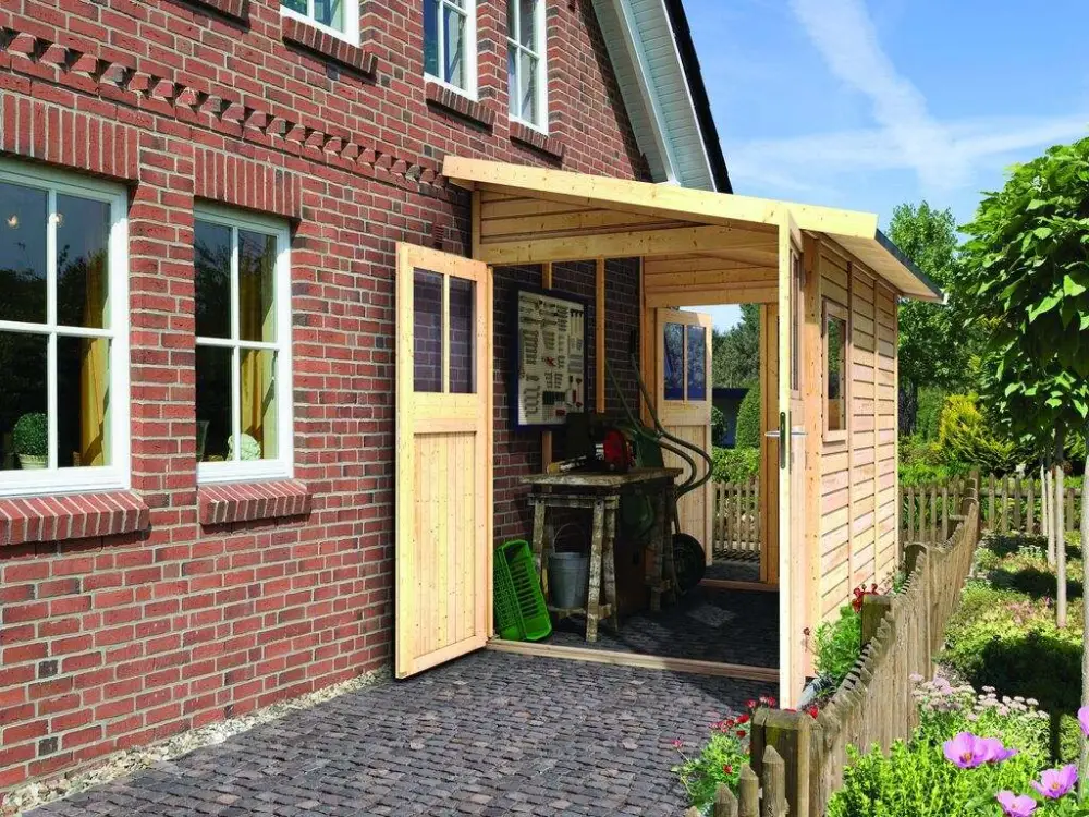 Betaalbaar Aanbouw schuur Wandlitz 3 19 mm natuurlijke afwerking