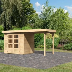 Korting Tuinhuisje Askola 3 met lessenaarsdak natuurlijke afwerking