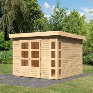 Tuinhuis Kerko 6 19 mm naturel afwerking Merkproduct