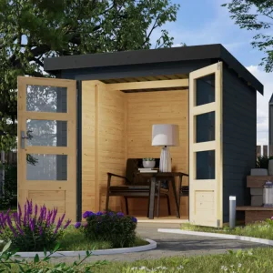 Tuinhuis "Jupiter C" hybride antraciet-antraciet Must-Have