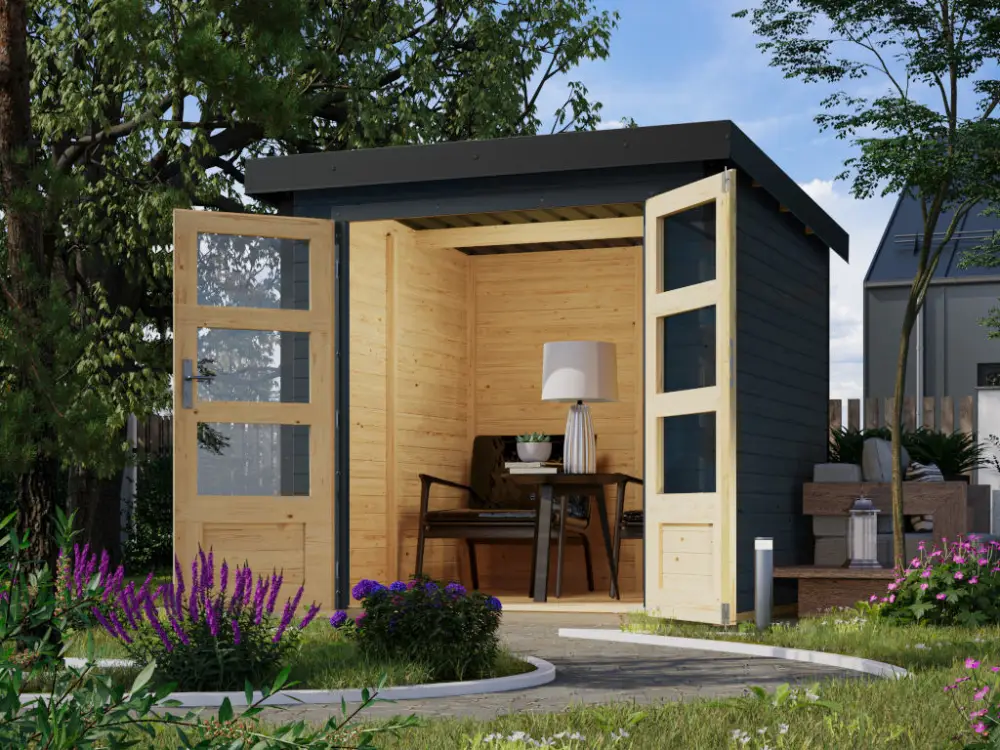 Tuinhuis "Jupiter C" hybride antraciet-antraciet Must-Have