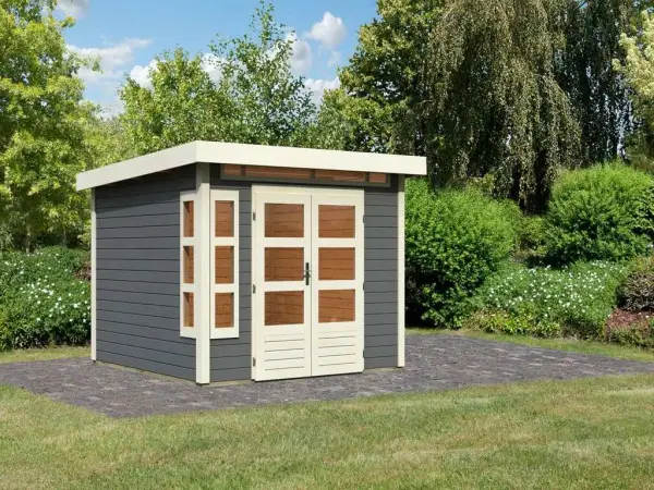 Tuinhuis Kastorf 6 28 mm terra grijs Premium
