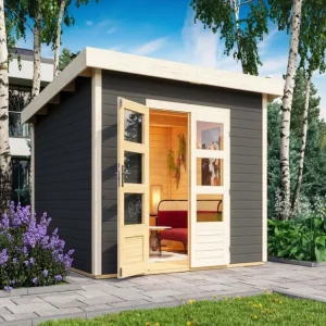Tuinhuis Northeim 3 40 mm terra grijs Weekendaanbieding