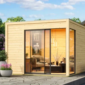 Tuinhuisje Dice 1 38 mm naturel Koop Vandaag