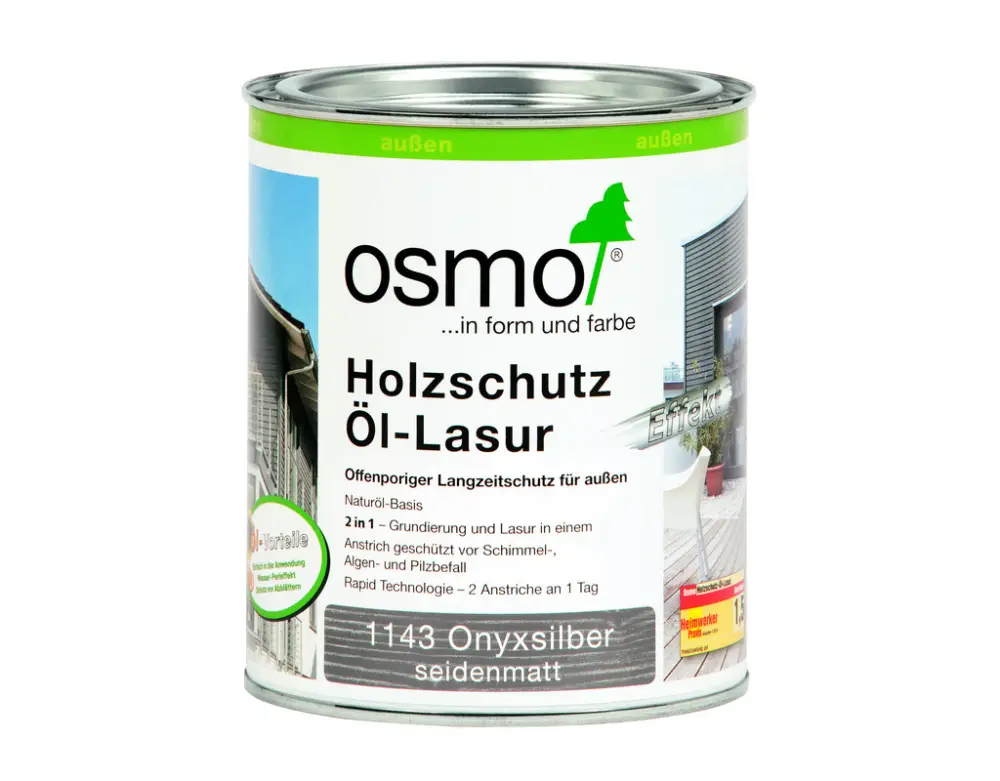 Express Levering Houtbeschermende oliebeits 1143 Onyxzilver