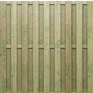 Laatste Kans Pinus plank omheining DIY kit grenen KDI groen