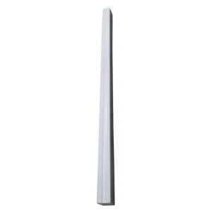 Aluminium paal 85 x 85 mm 186 cm lang, inclusief paalafdekstrip Lage Prijs