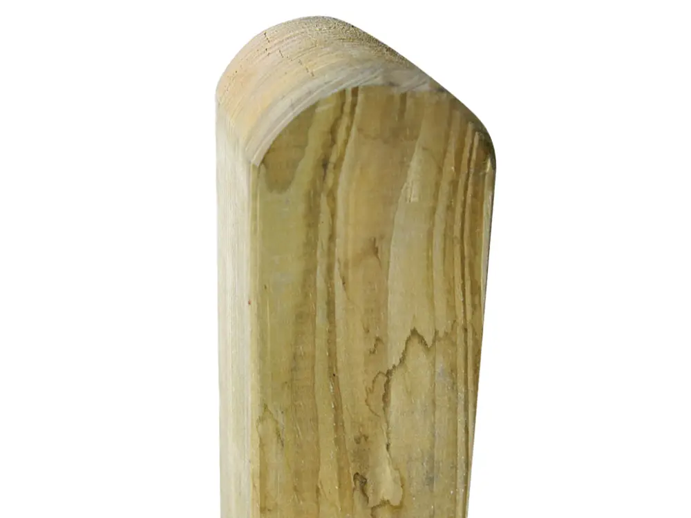 Paal grenen KDI met ronde kop 190 cm lang Merkproduct