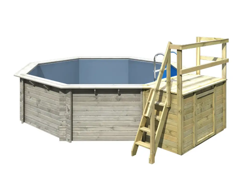 Goedkoop Terras voor zwembad 2