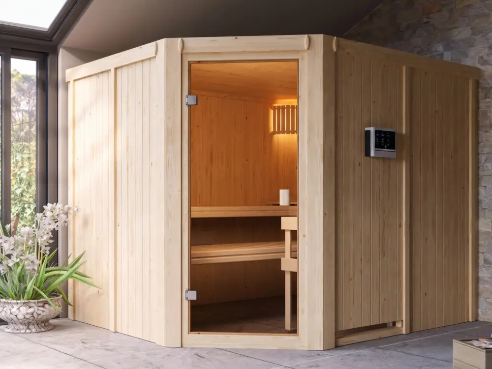 Hoge Kwaliteit Element sauna 68 mm Celine 5