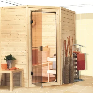 Beste Prijs Massief houten sauna 38 mm Katie