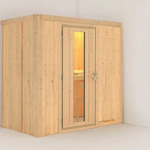 Laatste Versie Systeemsauna Variado houten deur met geïsoleerd glas