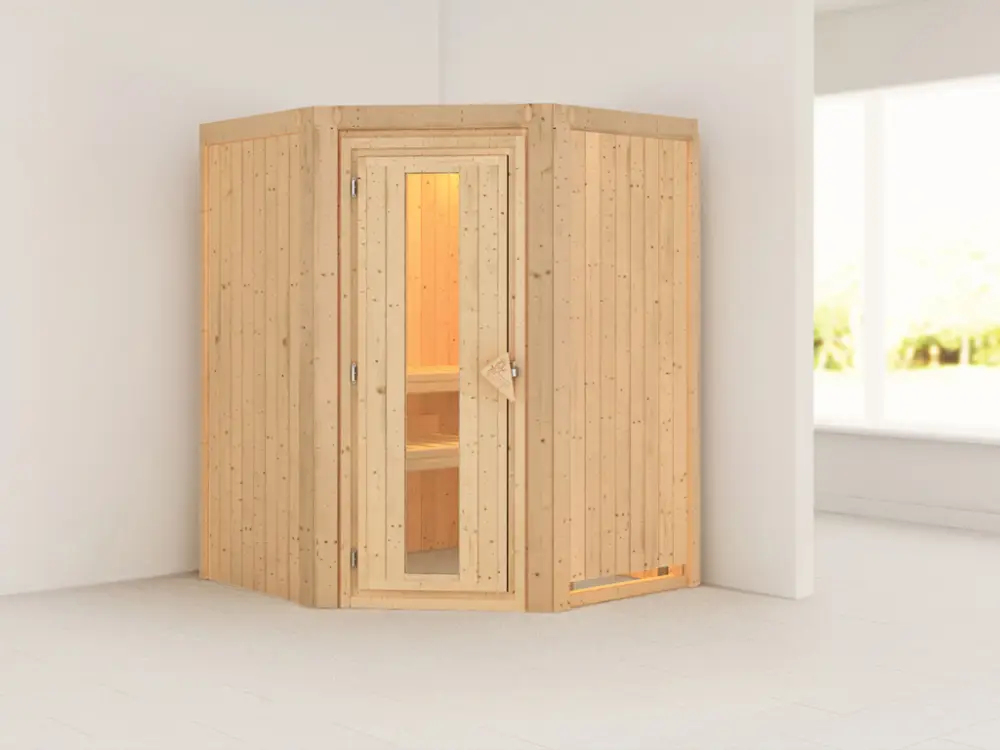 Systeemsauna Nanja energiebesparende deur Laatste Versie