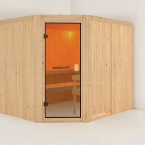 Sauna Horna met gebronsde glazen deur Uitverkoop