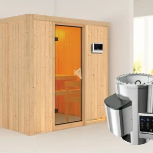 Systeemsauna Fanja incl. Plug & Play saunakachel externe besturing Express Levering