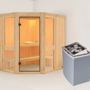 Bestel Nu Systeemsauna Amelia 1 incl. 9 kW saunakachel int. besturing