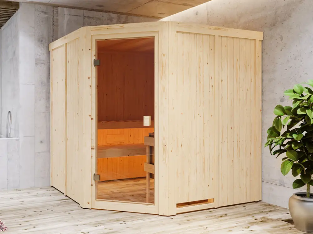 Systeemsauna SPAARSET Kotka incl. 9 kW kachel met int. besturing Premium