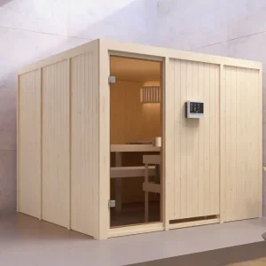Lage Kosten Systeemsauna SPAARSET Arvika incl. 9 kW kachel met int. besturing