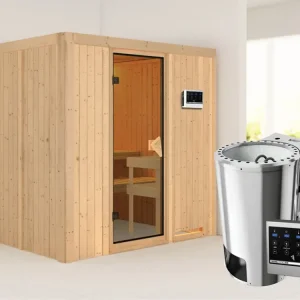 Laatste Versie Systeemsauna Daria incl. Plug & Play Bio-kachel externe besturing