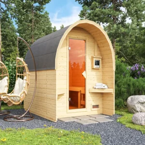 Op = Op Barrel sauna 2 38 mm blank hout