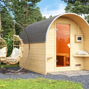 Favoriet Barrel sauna 2 38 mm blank hout