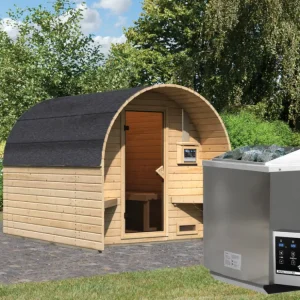 Merkproduct Barrel sauna 2 38 mm blank hout