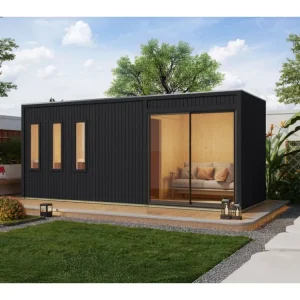 Favoriet Buitensauna Monterey 73 mm zwart