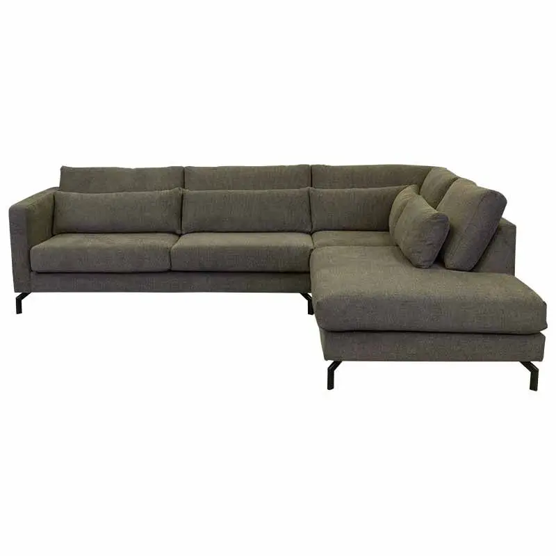 Speciale Aanbieding Hoekbank - H枚g - rechts - Silent taupe 12