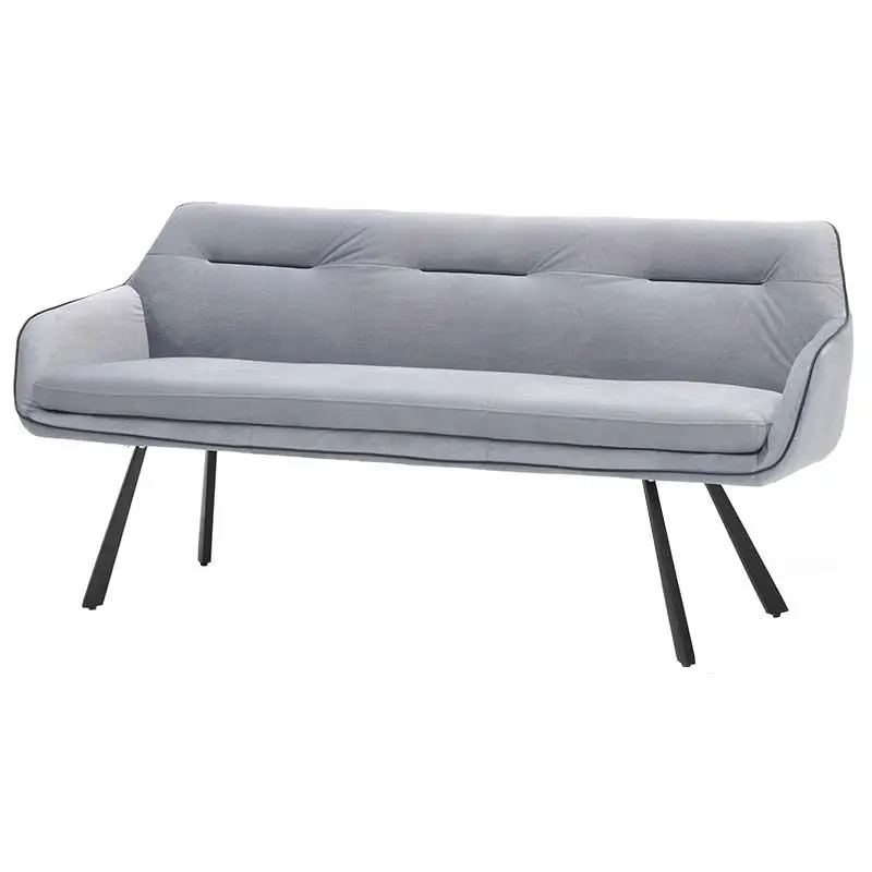 Eetkamerbank - Jazz - Stof Velours grijs Exclusieve Aanbieding