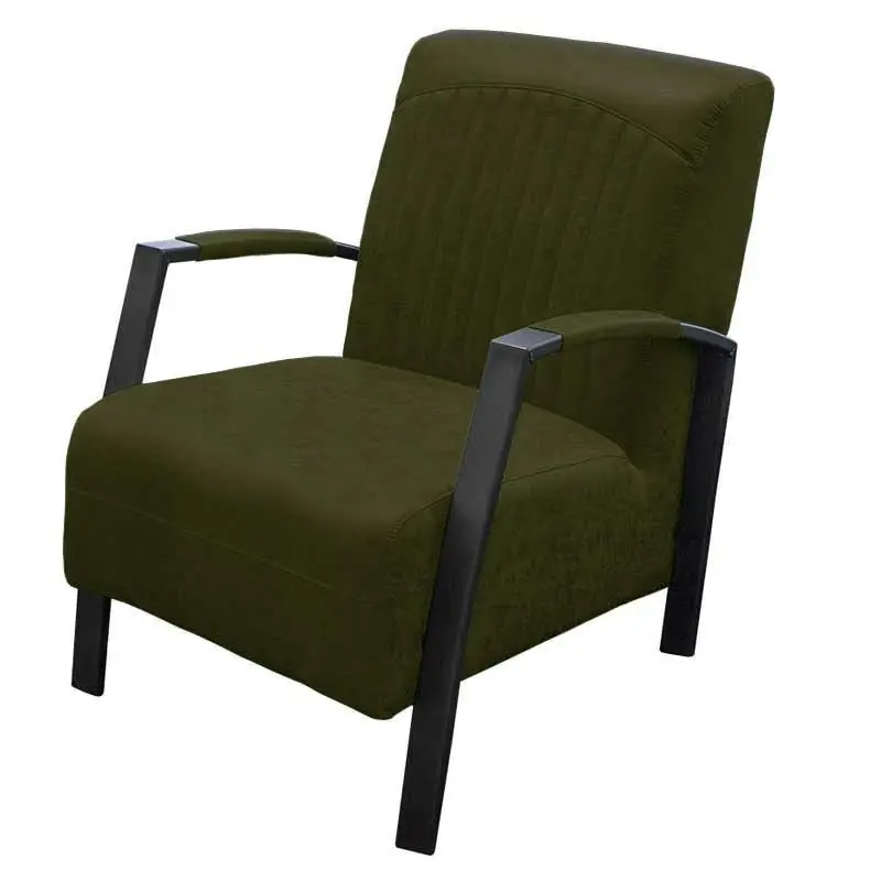 Fauteuil - Giulietta - leer Colorado groen 08 Actieprijs