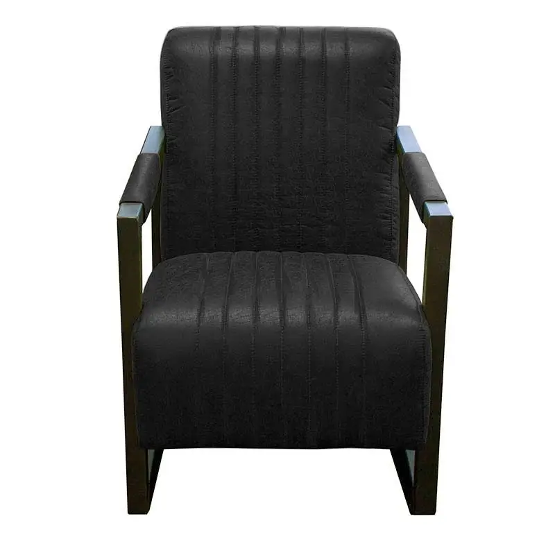 Fauteuil - Capri - leer Colorado antraciet 01 Flitsaanbieding