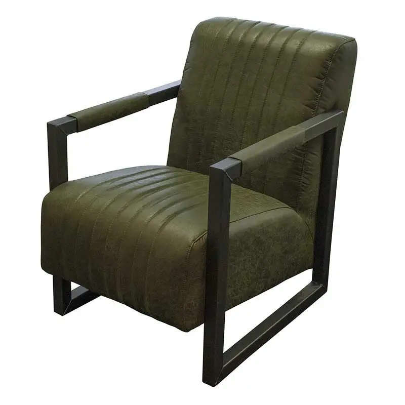 Fauteuil - Capri - leer Colorado groen 08 Premium