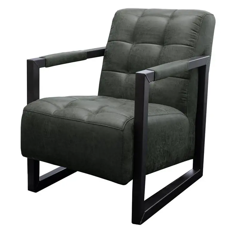 Fauteuil - Salina - lederlook Missouri antraciet 09 Koop Vandaag