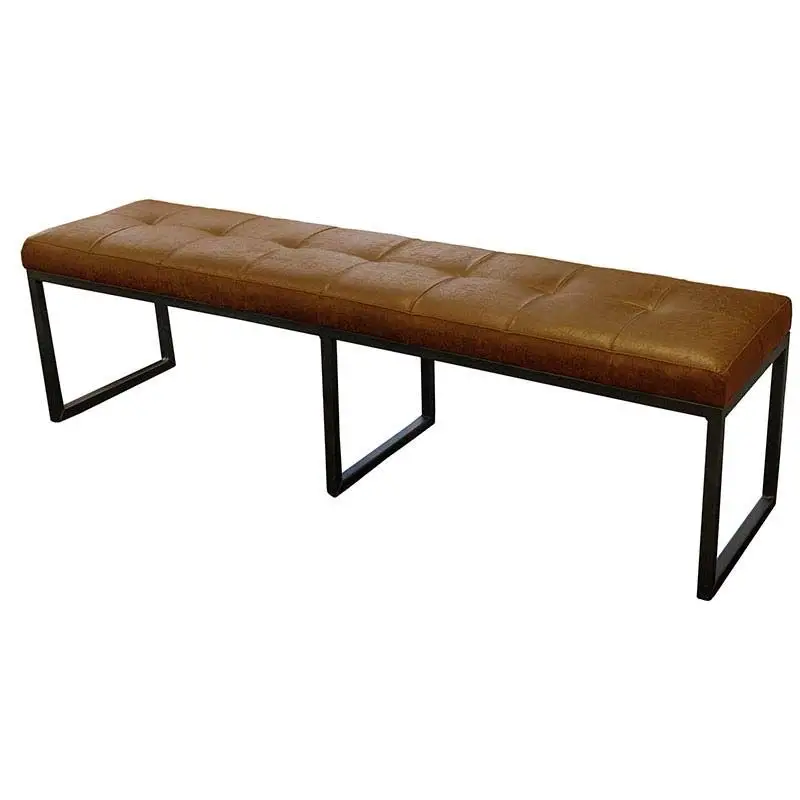 Eetkamerbank - Atlanta - leer Colorado cognac 03 - 160 cm Meest Verkocht